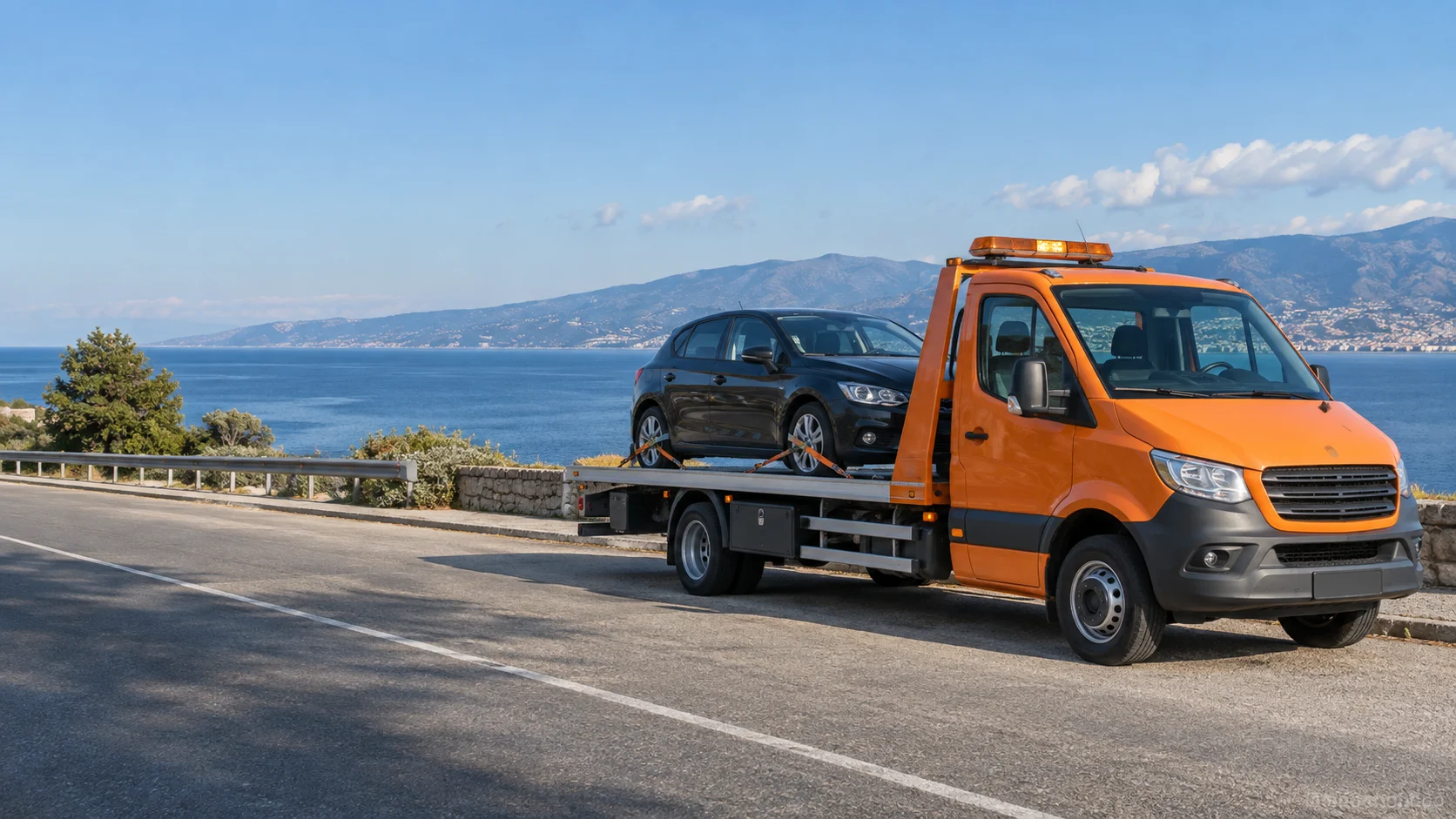 Carroattrezzi e operazioni di recupero su strada